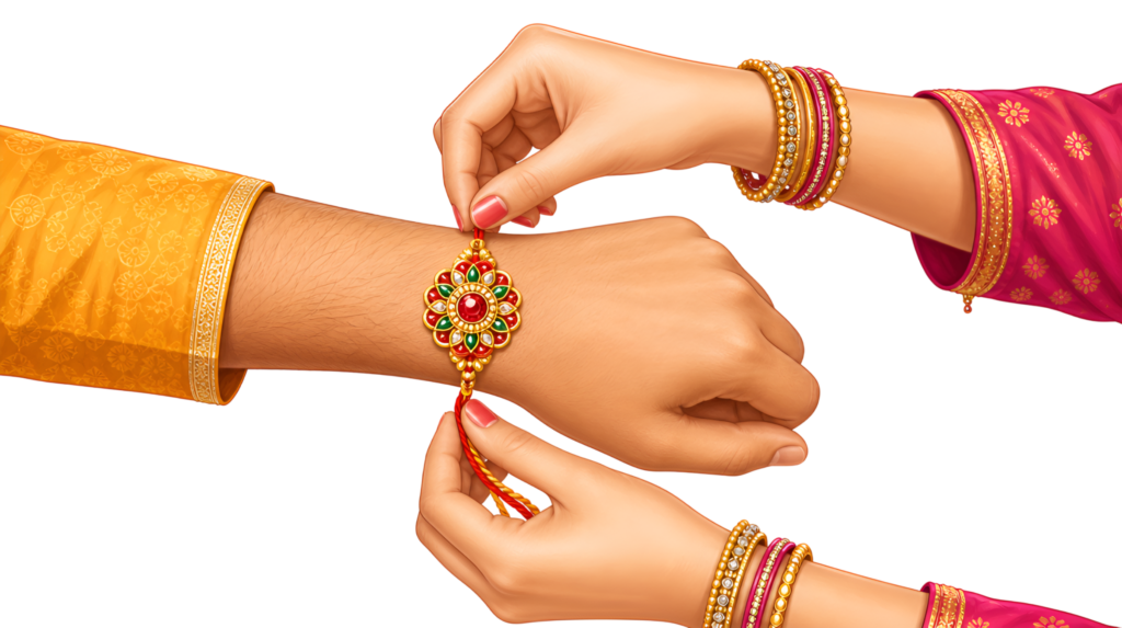 This stunning Rakhi Hands Illustration provides a perfect PNG graphic for designers creating vibrant Indian festival themed projects 1 - This stunning Rakhi Hands Illustration provides a perfect PNG graphic for designers creating vibrant Indian festival themed projects Free PNG Download