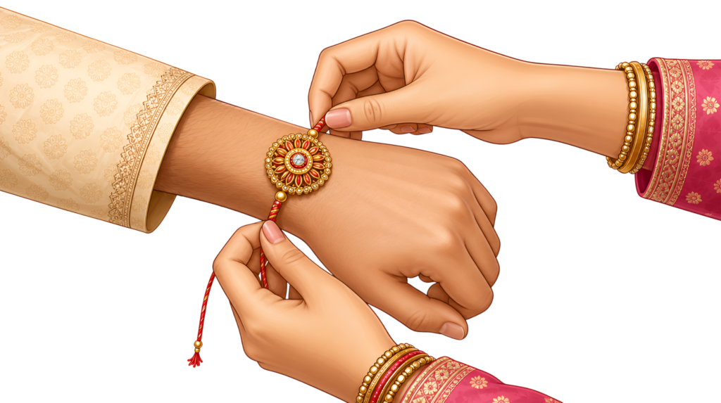 - An ideal PNG Illustration of Rakhi Hands, ready for instant download, enhancing your traditional festival design assets Free PNG Download