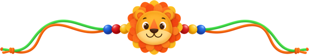 - Discover this vibrant lion face Rakhii design, a delightful PNG illustration perfect for children's festival crafts and digital projects Free PNG Download