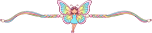 Craft enchanting projects using this whimsical fairy with butterfly wings, a beautiful PNG asset featuring pastel tones and delicate illustrations for digital art