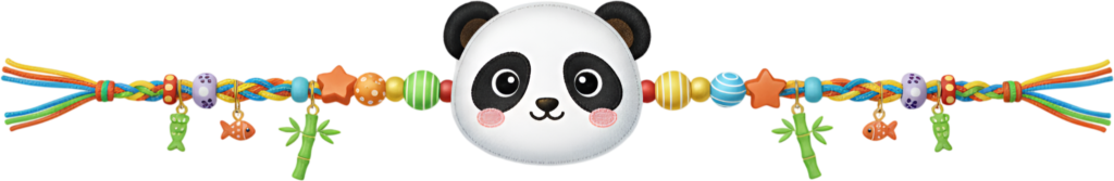 Acquire this delightful panda Rakhi, a charming PNG artwork with bamboo and fish charms, perfect for oriental-themed crafts and playful digital illustrations 1 - Acquire this delightful panda Rakhi, a charming PNG artwork with bamboo and fish charms, perfect for oriental-themed crafts and playful digital illustrations Free PNG Download