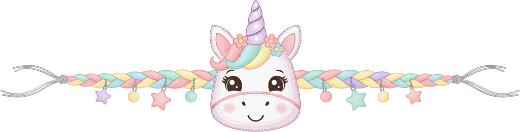 Infuse sweetness with this lovely pastel unicorn Rakhi, a charming PNG artwork featuring a flower crown and braided threads for gentle digital illustrations 1 - Infuse sweetness with this lovely pastel unicorn Rakhi, a charming PNG artwork featuring a flower crown and braided threads for gentle digital illustrations Free PNG Download