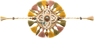Ignite your creative endeavors with this vibrant Raksha Bandhan Rakhi thali illustration, a versatile PNG for any project 52 - Ignite your creative endeavors with this vibrant Raksha Bandhan Rakhi thali illustration, a versatile PNG for any project Free PNG Download