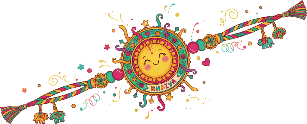 Get your adorable 'Bhaiya' Rakhi PNG illustration, ideal for a cheerful Raksha Bandhan digital graphic 1 - Get your adorable 'Bhaiya' Rakhi PNG illustration, ideal for a cheerful Raksha Bandhan digital graphic Free PNG Download