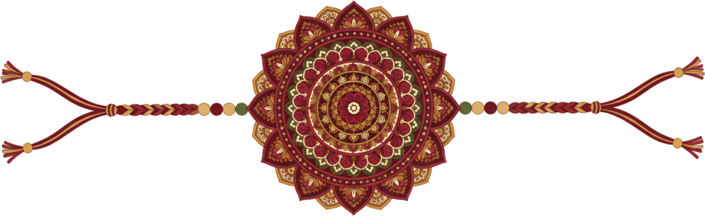 Immerse in tradition with this warm toned mandala Rakhi PNG illustration, perfect for Raksha Bandhan traditional digital projects 1 - Immerse in tradition with this warm toned mandala Rakhi PNG illustration, perfect for Raksha Bandhan traditional digital projects Free PNG Download