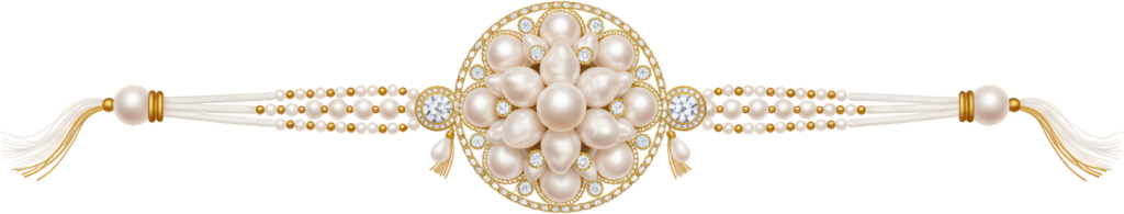 Create sophisticated visuals using this elegant pearl cluster Rakhi PNG illustration for Raksha Bandhan designs 1 - Create sophisticated visuals using this elegant pearl cluster Rakhi PNG illustration for Raksha Bandhan designs Free PNG Download