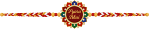 Adorn your Raksha Bandhan projects with this stunning ‘Pyara Bhai’ Rakhi illustration, available as a high-quality PNG digital asset