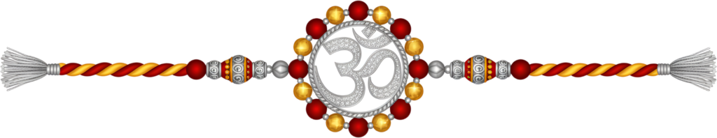 Enhance your Raksha Bandhan collection with this dazzling Om Rakhi illustration, a sparkling PNG for premium digital design projects 1 - Enhance your Raksha Bandhan collection with this dazzling Om Rakhi illustration, a sparkling PNG for premium digital design projects Free PNG Download