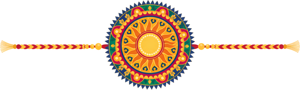 Curate joyful Raksha Bandhan themes with this vibrant folk art Rakhi illustration, a colorful PNG for cheerful digital marketing 1 - Curate joyful Raksha Bandhan themes with this vibrant folk art Rakhi illustration, a colorful PNG for cheerful digital marketing Free PNG Download