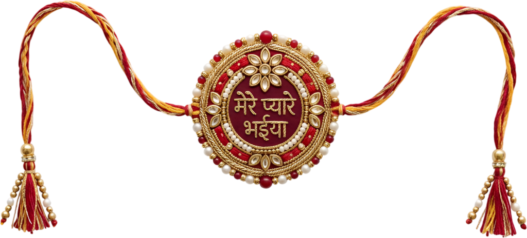 Enhance your Raksha Bandhan promotions with this exquisite 'Mere Pyare Bhaiya' Rakhi illustration, provided as a versatile PNG file 1 - Enhance your Raksha Bandhan promotions with this exquisite 'Mere Pyare Bhaiya' Rakhi illustration, provided as a versatile PNG file Free PNG Download