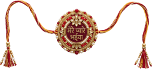 Enhance your Raksha Bandhan promotions with this exquisite ‘Mere Pyare Bhaiya’ Rakhi illustration, provided as a versatile PNG file
