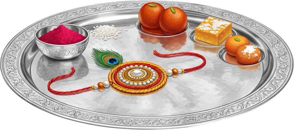 Elevate your festive campaigns using this exquisite Rakhi thali illustration in PNG format for diverse digital design applications 1 - Elevate your festive campaigns using this exquisite Rakhi thali illustration in PNG format for diverse digital design applications Free PNG Download
