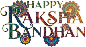 Patterned Raksha Bandhan Typography, an Intricate Mandala PNG Illustration
