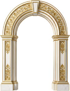 Regally carved arch, Marble archway, a splendid Royal PNG Clipart 34 - Regally carved arch, Marble archway, a splendid Royal PNG Clipart Free PNG Download