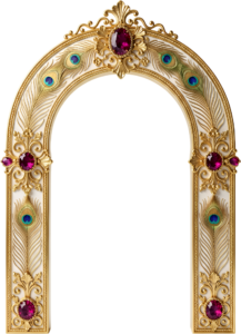 Enchanting floral arch adorned with roses and lilies, a romantic Royal PNG Clipart for wedding and event decor 36 - Enchanting floral arch adorned with roses and lilies, a romantic Royal PNG Clipart for wedding and event decor Free PNG Download