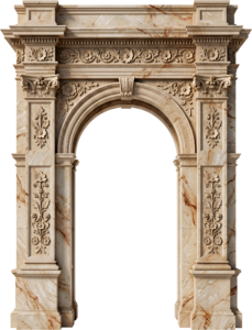 Regally carved arch, Marble archway, a splendid Royal PNG Clipart 35 - Regally carved arch, Marble archway, a splendid Royal PNG Clipart Free PNG Download