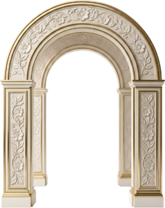 Enchanting floral arch adorned with roses and lilies, a romantic Royal PNG Clipart for wedding and event decor 44 - Enchanting floral arch adorned with roses and lilies, a romantic Royal PNG Clipart for wedding and event decor Free PNG Download