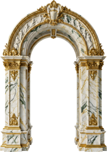 Enchanting floral arch adorned with roses and lilies, a romantic Royal PNG Clipart for wedding and event decor 18 - Enchanting floral arch adorned with roses and lilies, a romantic Royal PNG Clipart for wedding and event decor Free PNG Download