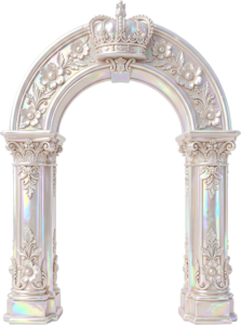 Enchanting floral arch adorned with roses and lilies, a romantic Royal PNG Clipart for wedding and event decor 14 - Enchanting floral arch adorned with roses and lilies, a romantic Royal PNG Clipart for wedding and event decor Free PNG Download
