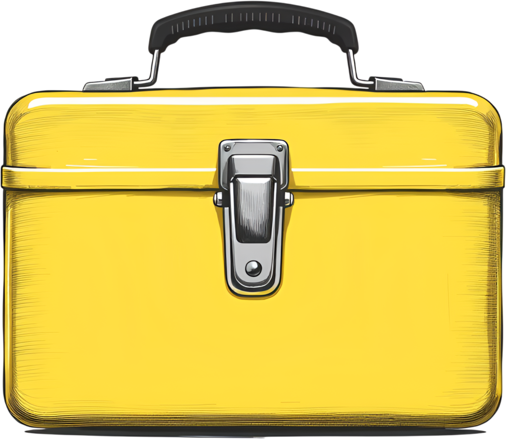 Carry your meals in retro style with this iconic bright yellow lunchbox, perfect for daily use Clipart PNG 1 - Carry your meals in retro style with this iconic bright yellow lunchbox, perfect for daily use Clipart PNG Free PNG Download