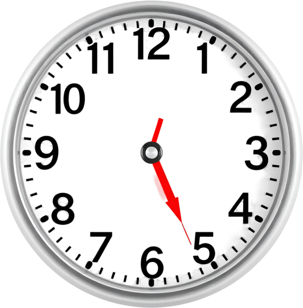 Essential Analog Wall Clock Graphic PNG, perfect Illustration for Classroom Time Management Resources 1 - Essential Analog Wall Clock Graphic PNG, perfect Illustration for Classroom Time Management Resources Free PNG Download