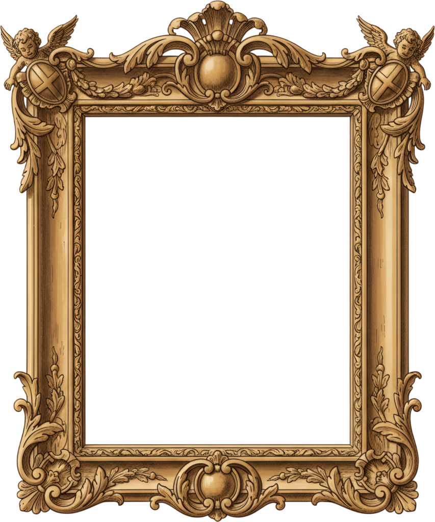 - Explore this elaborate cherub shield gold rectangular PNG, a divine classic Illustration Free PNG Download
