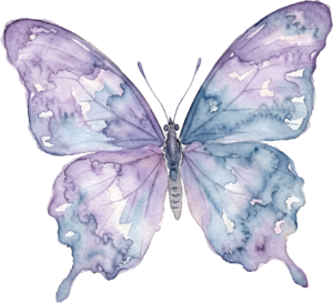 - Bring a whimsical touch with this airy blue and purple Butterfly, a dreamy Watercolor cloud-patterned PNG Illustration for fantasy Free PNG Download