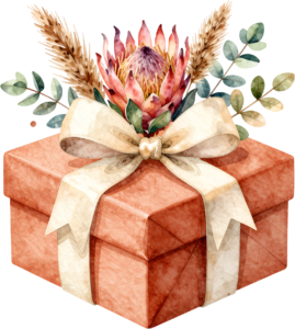 Create elegant compositions with this refined Gift Box Clipart stack, showcasing roses and eucalyptus, a pristine PNG for sophisticated events 20 - Create elegant compositions with this refined Gift Box Clipart stack, showcasing roses and eucalyptus, a pristine PNG for sophisticated events Free PNG Download
