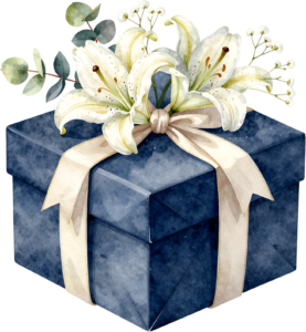 Purple Gift Box watercolor PNG illustration, complemented by beautiful lotus flowers for serene spiritual event designs 20 - Purple Gift Box watercolor PNG illustration, complemented by beautiful lotus flowers for serene spiritual event designs Free PNG Download
