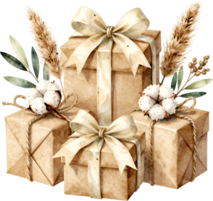 White Gift Boxes watercolor PNG illustration set, featuring silver ribbons for clean, modern wedding and event designs 14 - White Gift Boxes watercolor PNG illustration set, featuring silver ribbons for clean, modern wedding and event designs Free PNG Download