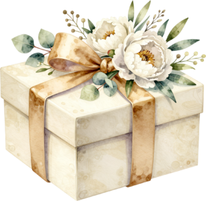 White Gift Boxes watercolor PNG illustration set, featuring silver ribbons for clean, modern wedding and event designs 12 - White Gift Boxes watercolor PNG illustration set, featuring silver ribbons for clean, modern wedding and event designs Free PNG Download