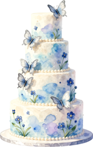 Lily of the Valley Wedding Cake with roses and lavender sprigs on elegant hexagonal PNG Clipart 25 - Lily of the Valley Wedding Cake with roses and lavender sprigs on elegant hexagonal PNG Clipart Free PNG Download