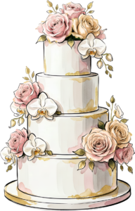 Artistic Brushstroke Wedding Cake in semi-naked style with peach florals and eucalyptus PNG Clipart 26 - Artistic Brushstroke Wedding Cake in semi-naked style with peach florals and eucalyptus PNG Clipart Free PNG Download