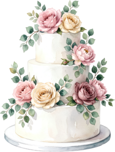 Lily of the Valley Wedding Cake with roses and lavender sprigs on elegant hexagonal PNG Clipart 29 - Lily of the Valley Wedding Cake with roses and lavender sprigs on elegant hexagonal PNG Clipart Free PNG Download