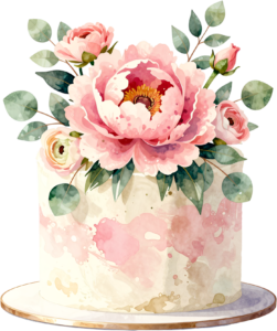 Lily of the Valley Wedding Cake with roses and lavender sprigs on elegant hexagonal PNG Clipart 31 - Lily of the Valley Wedding Cake with roses and lavender sprigs on elegant hexagonal PNG Clipart Free PNG Download