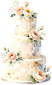 Celestial galaxy cake, magical two-tier watercolor wedding cake PNG illustration, starry night design 33 - Celestial galaxy cake, magical two-tier watercolor wedding cake PNG illustration, starry night design Free PNG Download