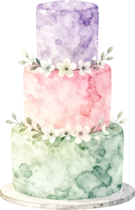 Lily of the Valley Wedding Cake with roses and lavender sprigs on elegant hexagonal PNG Clipart 35 - Lily of the Valley Wedding Cake with roses and lavender sprigs on elegant hexagonal PNG Clipart Free PNG Download