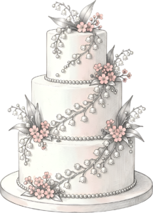 Celestial galaxy cake, magical two-tier watercolor wedding cake PNG illustration, starry night design 39 - Celestial galaxy cake, magical two-tier watercolor wedding cake PNG illustration, starry night design Free PNG Download
