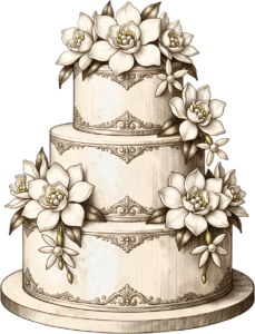 Celestial galaxy cake, magical two-tier watercolor wedding cake PNG illustration, starry night design 21 - Celestial galaxy cake, magical two-tier watercolor wedding cake PNG illustration, starry night design Free PNG Download