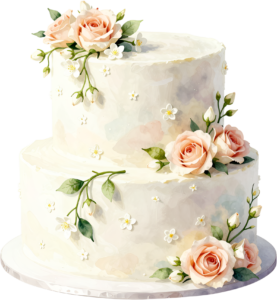 Celestial galaxy cake, magical two-tier watercolor wedding cake PNG illustration, starry night design 15 - Celestial galaxy cake, magical two-tier watercolor wedding cake PNG illustration, starry night design Free PNG Download