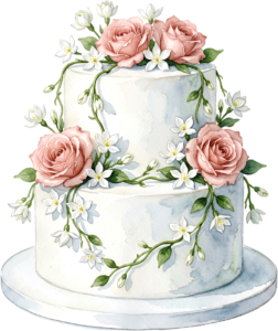 Celestial galaxy cake, magical two-tier watercolor wedding cake PNG illustration, starry night design 14 - Celestial galaxy cake, magical two-tier watercolor wedding cake PNG illustration, starry night design Free PNG Download