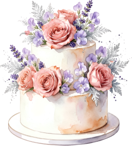 Celestial galaxy cake, magical two-tier watercolor wedding cake PNG illustration, starry night design 13 - Celestial galaxy cake, magical two-tier watercolor wedding cake PNG illustration, starry night design Free PNG Download