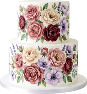 Celestial galaxy cake, magical two-tier watercolor wedding cake PNG illustration, starry night design 12 - Celestial galaxy cake, magical two-tier watercolor wedding cake PNG illustration, starry night design Free PNG Download