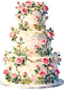 Celestial galaxy cake, magical two-tier watercolor wedding cake PNG illustration, starry night design 10 - Celestial galaxy cake, magical two-tier watercolor wedding cake PNG illustration, starry night design Free PNG Download