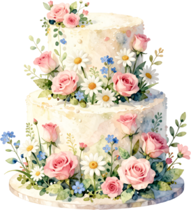 Celestial galaxy cake, magical two-tier watercolor wedding cake PNG illustration, starry night design 6 - Celestial galaxy cake, magical two-tier watercolor wedding cake PNG illustration, starry night design Free PNG Download