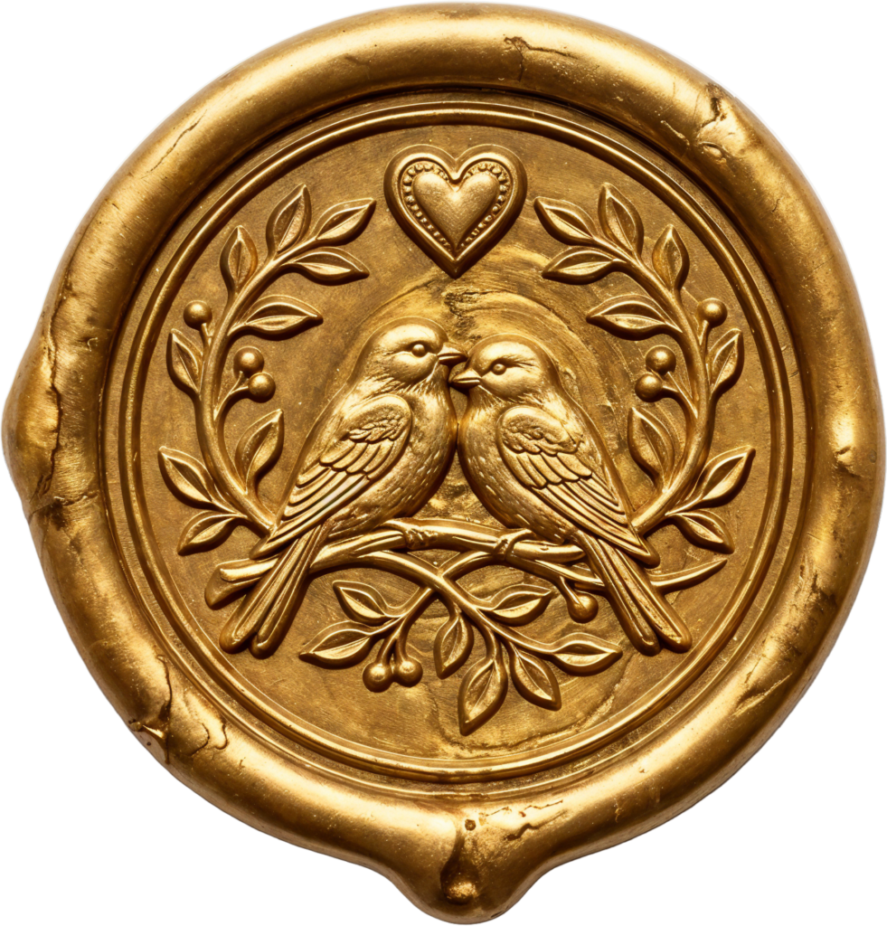 Aged Golden Birds Wax Seal, rustic PNG Illustrations for timeless pledges 1 - Aged Golden Birds Wax Seal, rustic PNG Illustrations for timeless pledges Free PNG Download