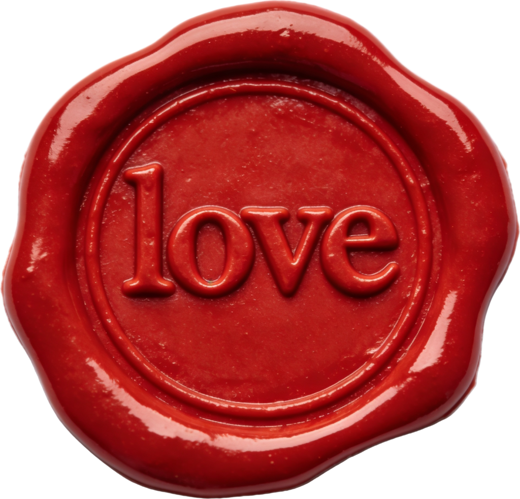 Distinct "love" typography on a textured red Wax Seals, PNG, Illustration artwork 1 - Distinct "love" typography on a textured red Wax Seals, PNG, Illustration artwork Free PNG Download