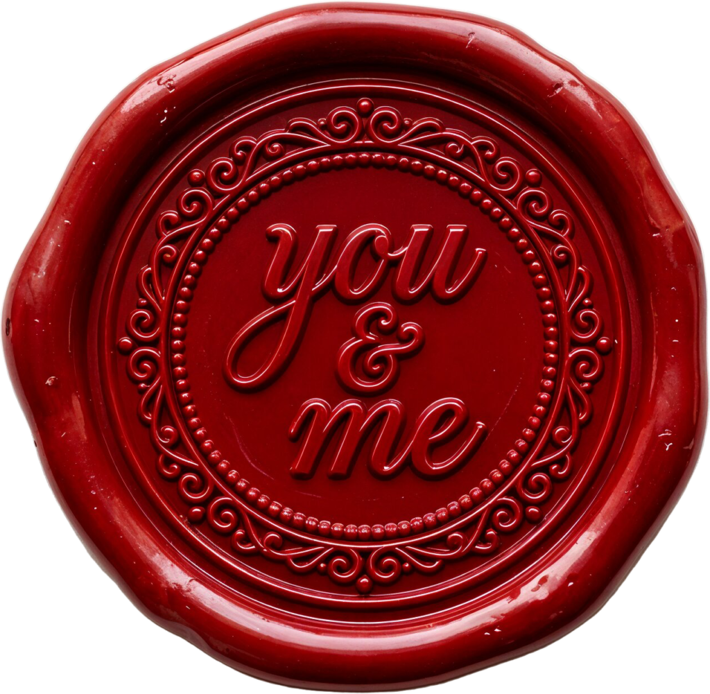 Elaborate "you & me" script with ornate beaded Wax Seals, PNG, Illustration border 1 - Elaborate "you & me" script with ornate beaded Wax Seals, PNG, Illustration border Free PNG Download