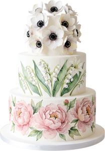 - Create captivating visuals with this Hydrangea Wedding Cake illustration, featuring unique floral arrangements in PNG Free PNG Download