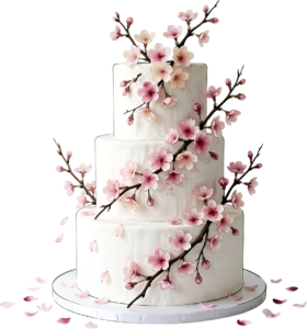 - Design sophisticated invitations using this Dusty Rose Wedding Cake illustration, adorned with soft pastels in PNG Free PNG Download